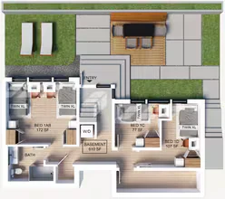 Lower Level Shared-Standard floor plan